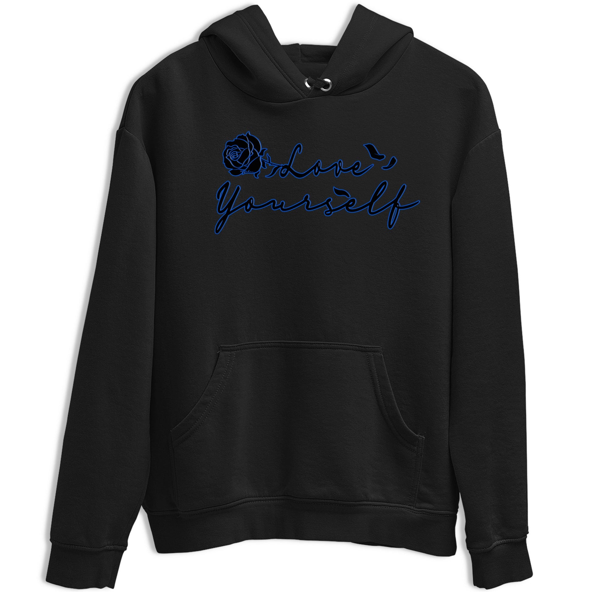 Air Jordan 1 Royal Reimagined shirt to match jordans Love Yourself sneaker tees Air Jordan 1 High OG Royal Reimagined SNRT Sneaker Tees Sneaker Matching Shirt Unisex Black 2 T-Shirt