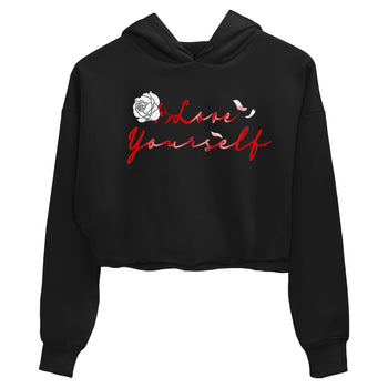Jordan 1 High OG Satin Bred shirt to match jordans Love Yourself sneaker tees Air Jordan 1 Satin Bred SNRT Sneaker Tees Casual Crew Neck T-Shirt Black 2 Crop T-Shirt