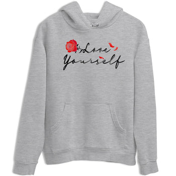 Jordan 1 High OG Satin Bred shirt to match jordans Love Yourself sneaker tees Air Jordan 1 Satin Bred SNRT Sneaker Tees Casual Crew Neck T-Shirt Unisex Heather Grey 2 T-Shirt
