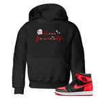 Jordan 1 High OG Satin Bred shirt to match jordans Love Yourself sneaker tees Air Jordan 1 Satin Bred SNRT Sneaker Tees Casual Crew Neck T-Shirt Baby Toddler Black 1 T-Shirt