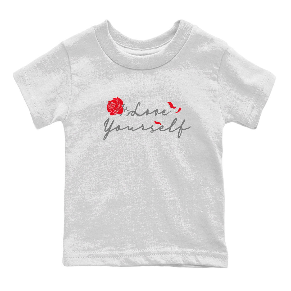 Air Jordan 13 Wolf Grey shirt to match jordans Love Yourself sneaker tees AJ13 Wolf Grey SNRT Sneaker Release Tees Baby Toddler White 2 T-Shirt