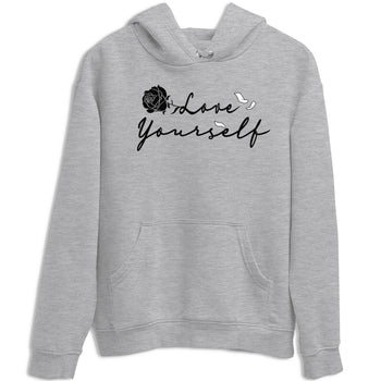 14s Panda shirt to match jordans Love Yourself sneaker tees Air Jordan 14 Panda SNRT Sneaker Release Tees unisex cotton Heather Grey 2 crew neck shirt