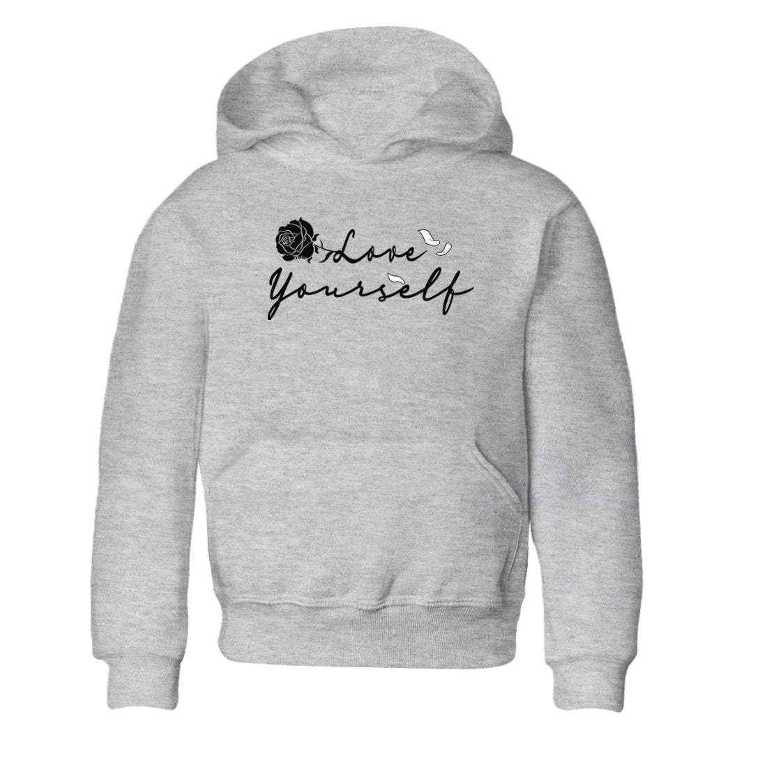 14s Panda shirt to match jordans Love Yourself sneaker tees Air Jordan 14 Panda SNRT sneaker release tees baby toddler Heather Grey 2 cotton Shirt