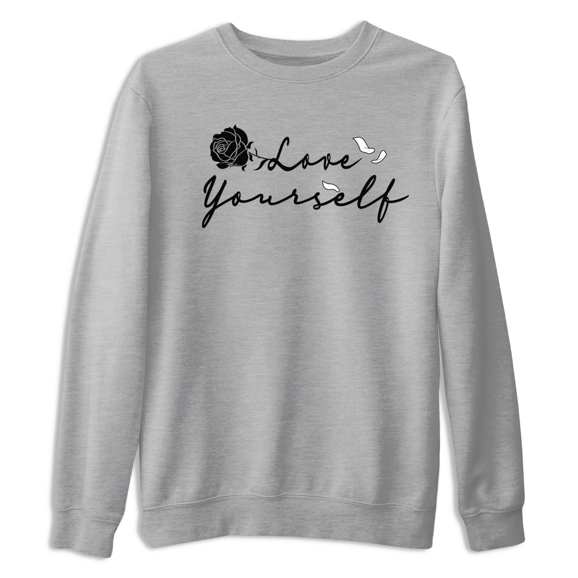 14s Panda shirt to match jordans Love Yourself sneaker tees Air Jordan 14 Panda SNRT Sneaker Release Tees unisex cotton Heather Grey 2 crew neck shirt