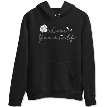 3s Green Glow shirt to match jordans Love Yourself sneaker tees Air Jordan 3 Green Glow SNRT Sneaker Release Tees unisex cotton Black 2 crew neck shirt