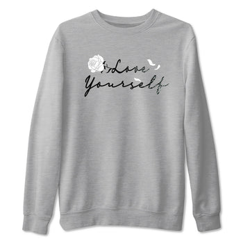 3s Green Glow shirt to match jordans Love Yourself sneaker tees Air Jordan 3 Green Glow SNRT Sneaker Release Tees unisex cotton Heather Grey 2 crew neck shirt