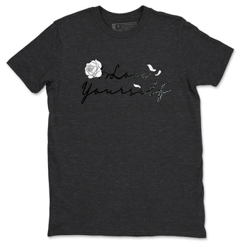 3s Green Glow shirt to match jordans Love Yourself sneaker tees Air Jordan 3 Green Glow SNRT Sneaker Release Tees unisex cotton Charcoal Heather 2 crew neck shirt