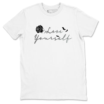 3s Green Glow shirt to match jordans Love Yourself sneaker tees Air Jordan 3 Green Glow SNRT Sneaker Release Tees unisex cotton White 2 crew neck shirt