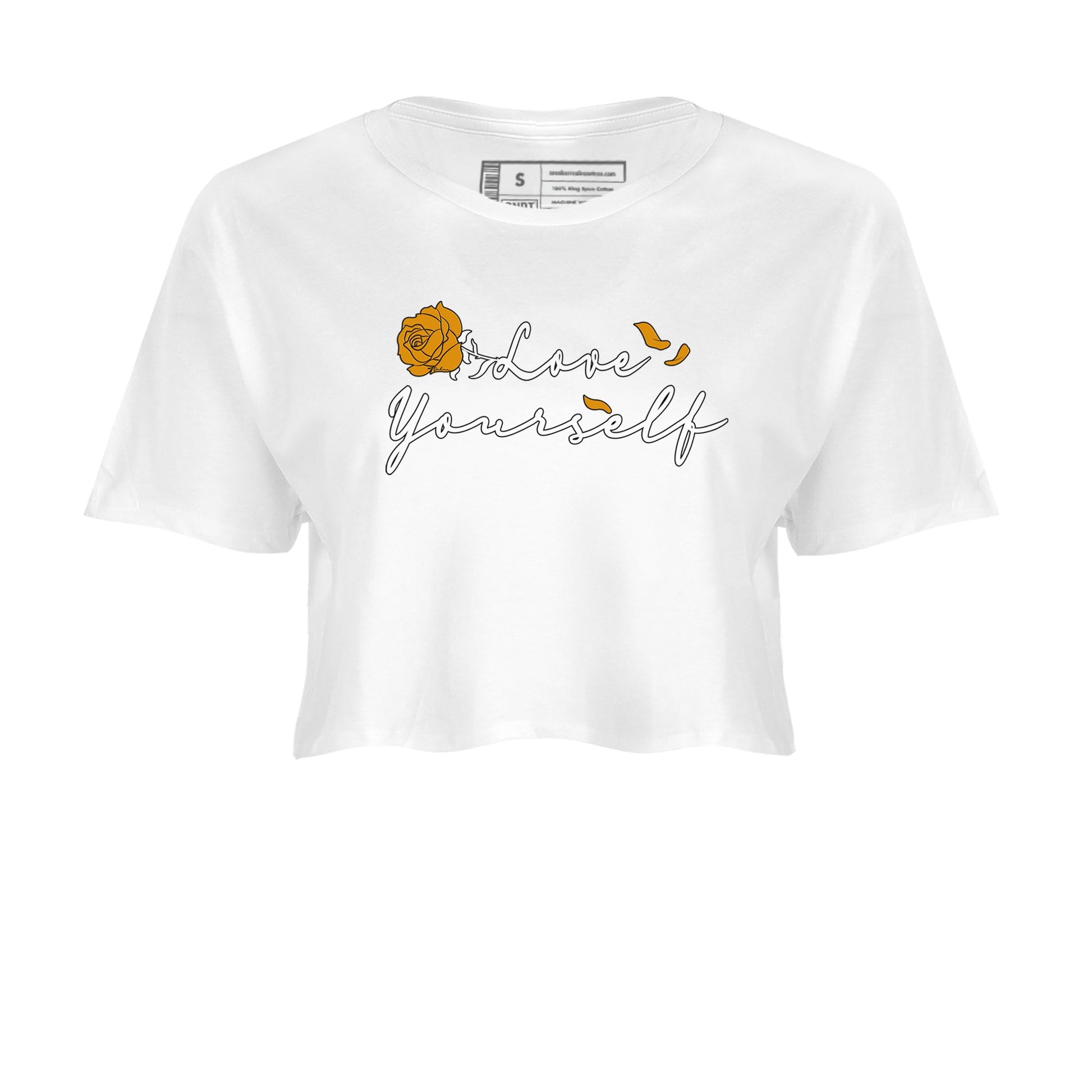 Dunks Dark Curry Shirt To Match Jordans Love Yourself Streetwear Fashion Dunk Dark Curry SNRT Sneaker Release Tees White 2 Women's Crop Tee