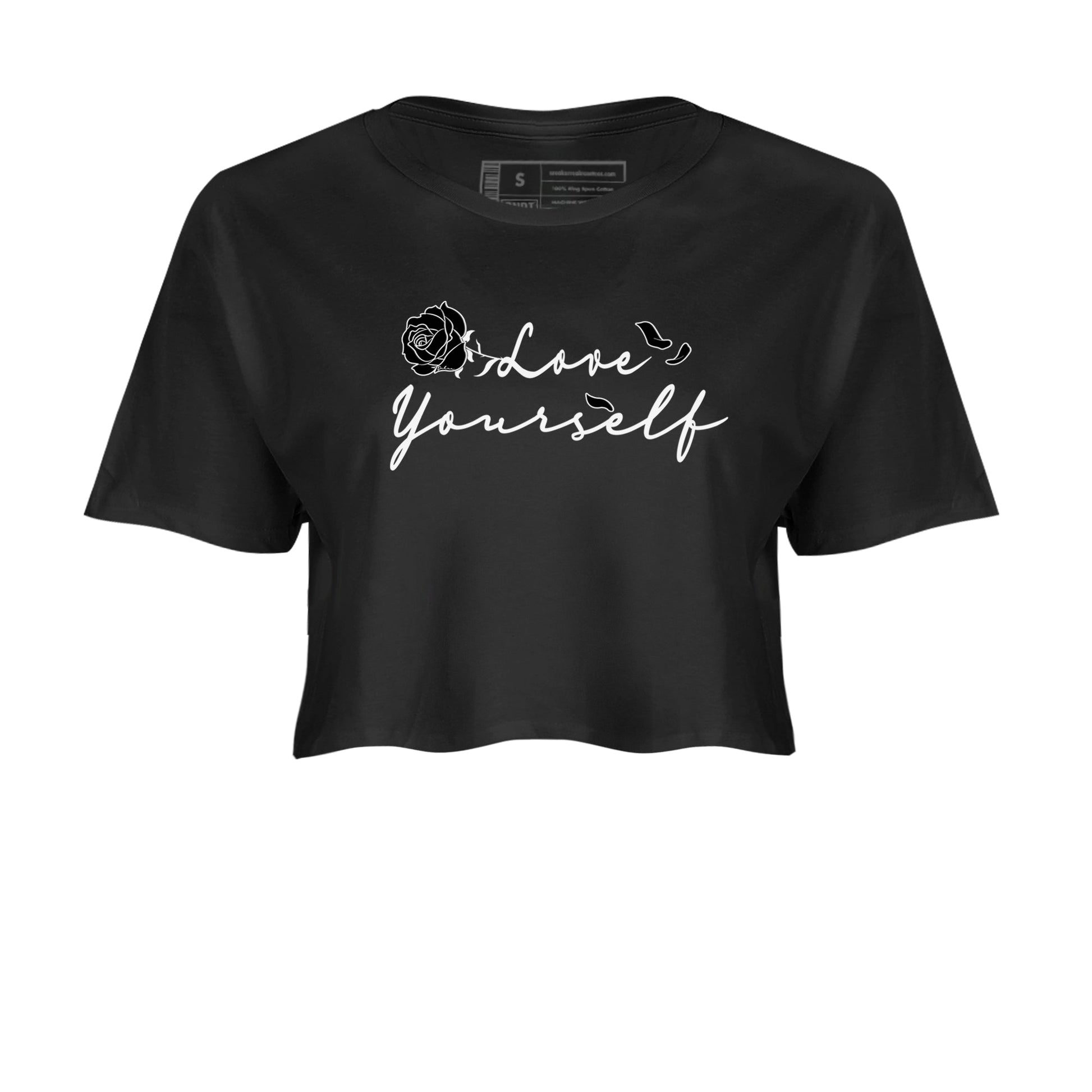 Dunk Low Panda shirt to match jordans Love Yourself sneaker tees Dunk Low Black White SNRT Sneaker Release Tees Black 2 crop length shirt
