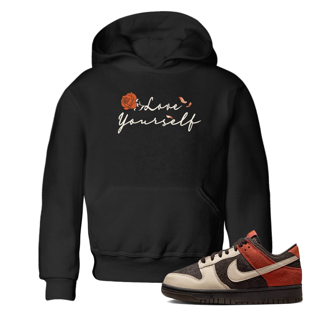 Dunk Low Red Panda shirt to match jordans Love Yourself sneaker tees Dunks Red Panda SNRT Sneaker Tees Sneaker Matching Clothing Brand Baby Toddler Black 1 T-Shirt