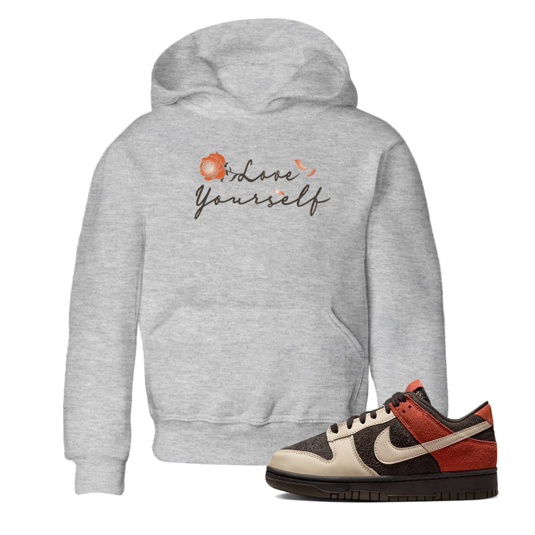 Dunk Low Red Panda shirt to match jordans Love Yourself sneaker tees Dunks Red Panda SNRT Sneaker Tees Sneaker Matching Clothing Brand Baby Toddler Heather Grey 1 T-Shirt