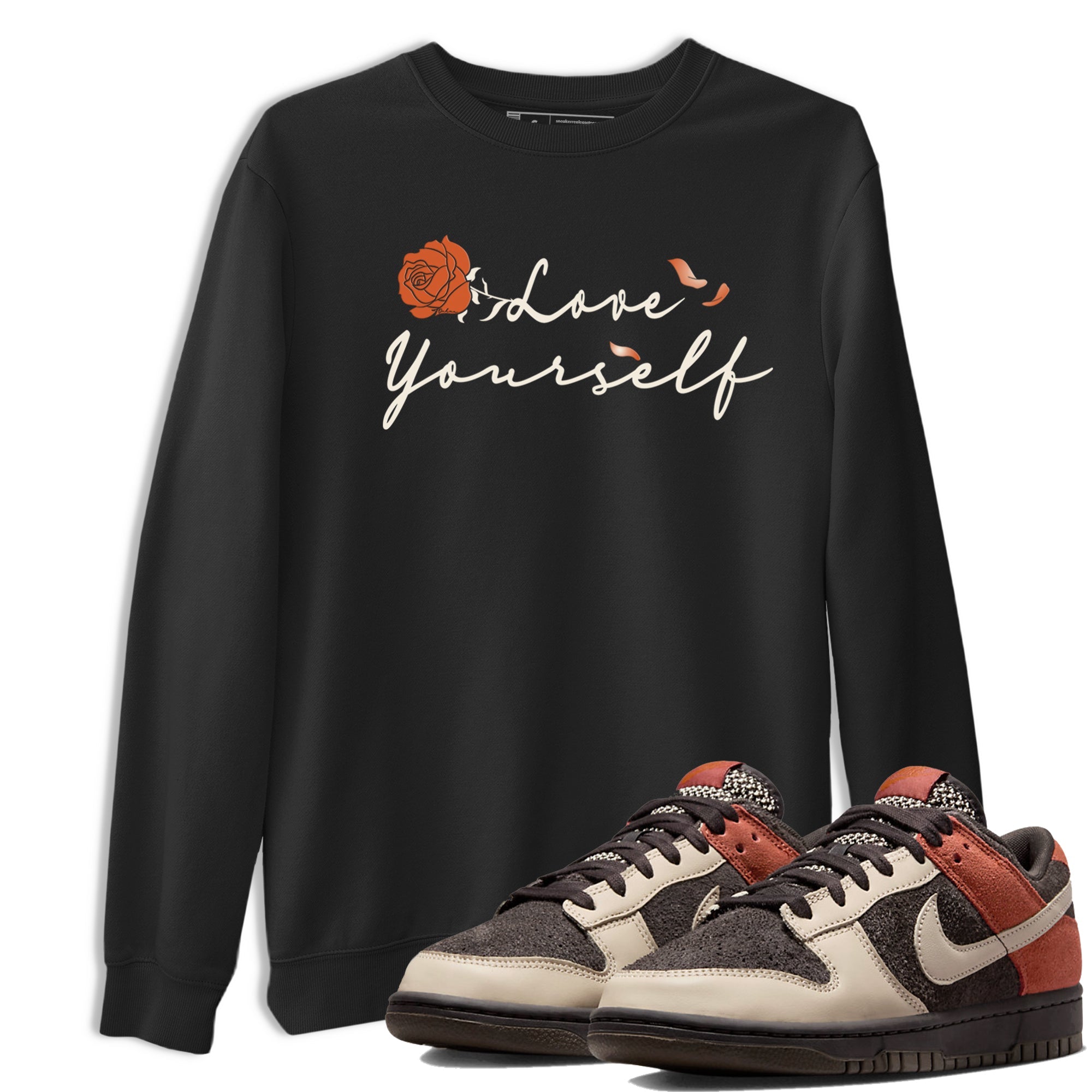 Dunk Low Red Panda shirt to match jordans Love Yourself sneaker tees Dunks Red Panda SNRT Sneaker Tees Sneaker Matching Clothing Brand Unisex Sneaker Tee Black 1 T-Shirt