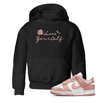 Dunk Low WMNS Rose Whisper shirt to match jordans Love Yourself sneaker tees Dunk Low WMNS Rose Whisper SNRT Sneaker Release Tees Baby Toddler Black 1 T-Shirt