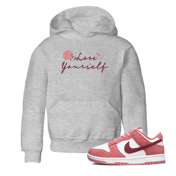 Dunk Valentine's Day shirt to match jordans Love Yourself sneaker tees Special Valentine Shirt Dunk Valentine's Day SNRT sneaker release tees baby toddler Heather Grey 1 cotton Shirt