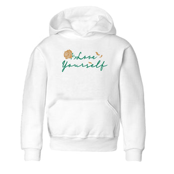 Adidas Samba Collegiate Green Gum shirt to match jordans Love Yourself sneaker tees Samba OG Collegiate Green Gum SNRT Sneaker Release Tees Baby Toddler White 2 T-Shirt