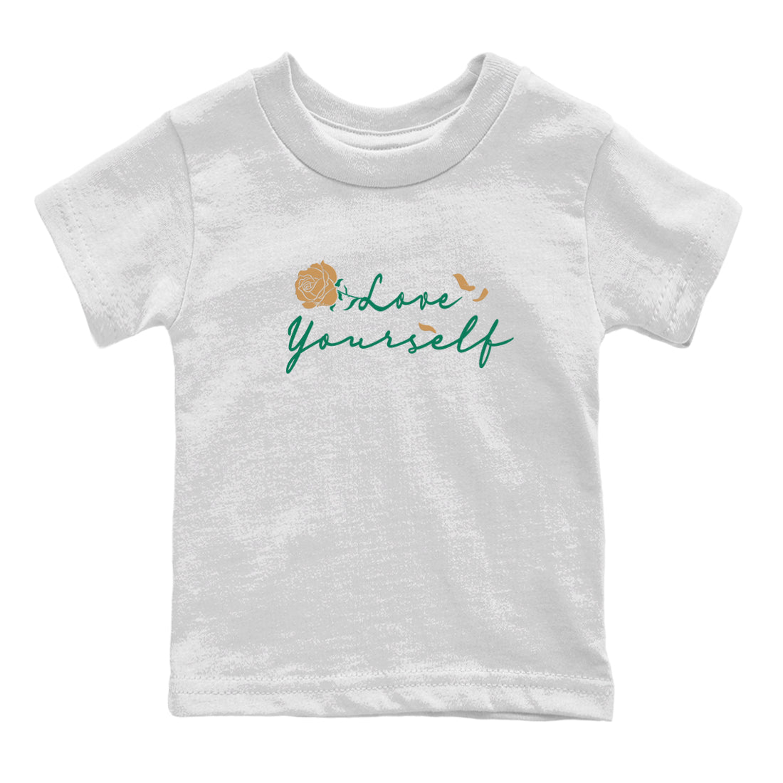 Adidas Samba Collegiate Green Gum shirt to match jordans Love Yourself sneaker tees Samba OG Collegiate Green Gum SNRT Sneaker Release Tees Baby Toddler White 2 T-Shirt