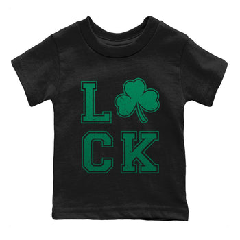 Jordan 13 Lucky Green Sneaker Match Tees LUCK Sneaker Tees Jordan 13 Lucky Green Sneaker Release Tees Kids Shirts