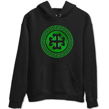 Air Jordan 5 Lucky Green shirt to match jordans Lucky Emblem sneaker tees AJ5 Lucky Green SNRT Sneaker Release Tees Unisex Black 2 T-Shirt