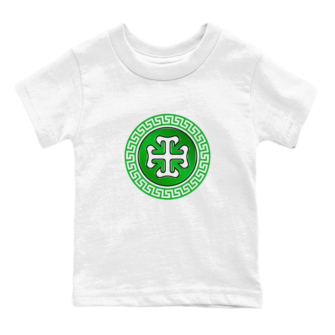 Air Jordan 5 Lucky Green shirt to match jordans Lucky Emblem sneaker tees AJ5 Lucky Green SNRT Sneaker Release Tees Baby Toddler White 2 T-Shirt