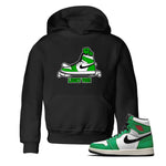 Air Jordan 1 Lucky Green shirt to match jordans Lucky You sneaker tees AJ1 Lucky Green SNRT Sneaker Release Tees Baby Toddler Black 1 T-Shirt