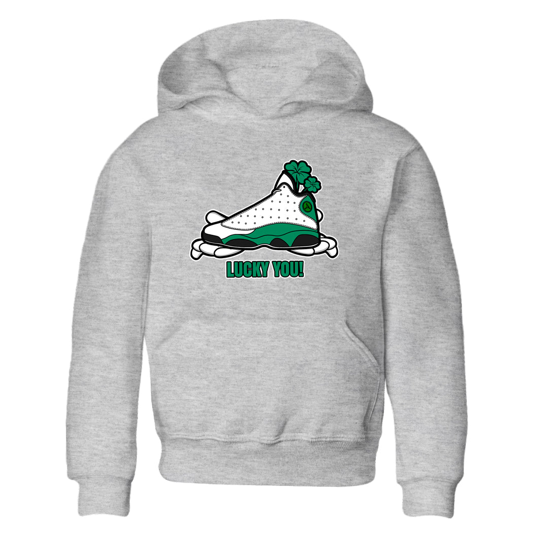 Air Jordan 13 Lucky Green shirt to match jordans Lucky You sneaker tees AJ13 Lucky Green SNRT Sneaker Release Tees Baby Toddler Heather Grey 2 T-Shirt