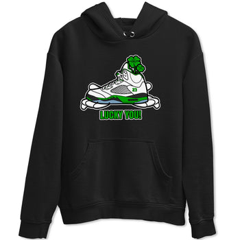 Air Jordan 5 Lucky Green shirt to match jordans Lucky You sneaker tees AJ5 Lucky Green SNRT Sneaker Release Tees Unisex Black 2 T-Shirt