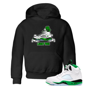 Air Jordan 5 Lucky Green shirt to match jordans Lucky You sneaker tees AJ5 Lucky Green SNRT Sneaker Release Tees Baby Toddler Black 1 T-Shirt
