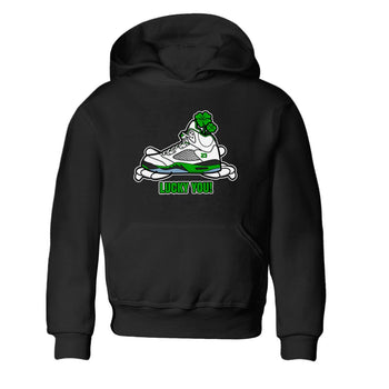 Air Jordan 5 Lucky Green shirt to match jordans Lucky You sneaker tees AJ5 Lucky Green SNRT Sneaker Release Tees Baby Toddler Black 2 T-Shirt