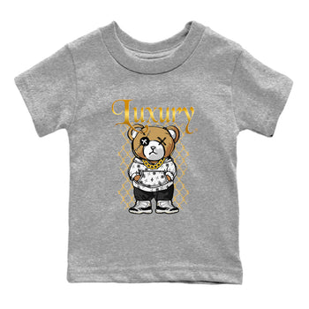 Air Jordan 11 Gratitude shirt to match jordans Luxury Bear sneaker tees Jordan 11 Retro Gratitude SNRT Sneaker Tees Sneaker Matching Cotton Shirt baby toddler Heather Grey 2 cotton Shirt