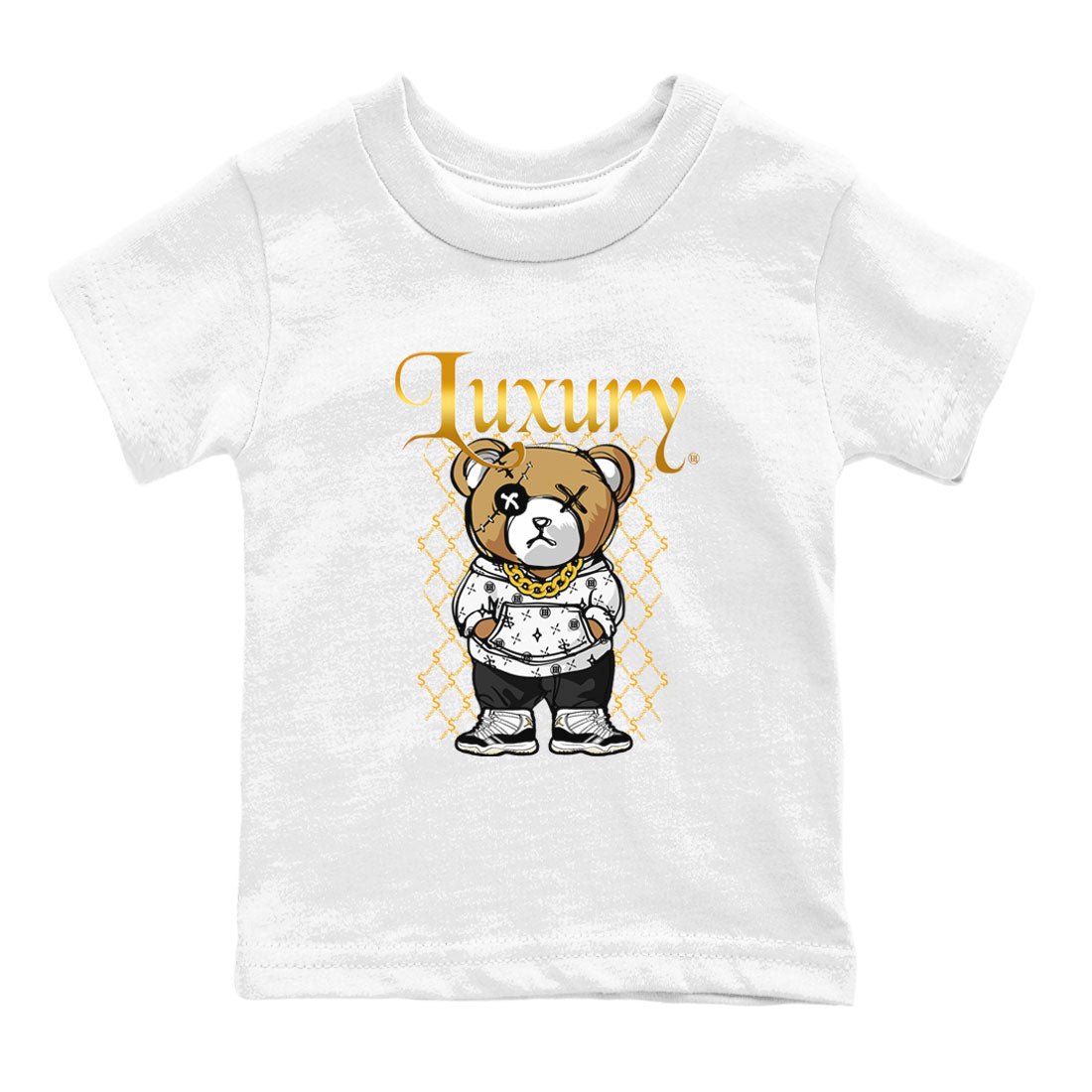 Air Jordan 11 Gratitude shirt to match jordans Luxury Bear sneaker tees Jordan 11 Retro Gratitude SNRT Sneaker Tees Sneaker Matching Cotton Shirt baby toddler White 2 cotton Shirt
