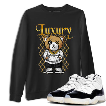 Air Jordan 11 Gratitude shirt to match jordans Luxury Bear sneaker tees Jordan 11 Retro Gratitude SNRT Sneaker Tees Sneaker Matching Cotton Shirt unisex cotton Black 1 crew neck shirt