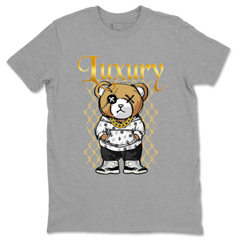 Air Jordan 11 Gratitude shirt to match jordans Luxury Bear sneaker tees Jordan 11 Retro Gratitude SNRT Sneaker Tees Sneaker Matching Cotton Shirt unisex cotton Heather Grey 2 crew neck shirt