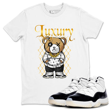 Air Jordan 11 Gratitude shirt to match jordans Luxury Bear sneaker tees Jordan 11 Retro Gratitude SNRT Sneaker Tees Sneaker Matching Cotton Shirt unisex cotton White 1 crew neck shirt