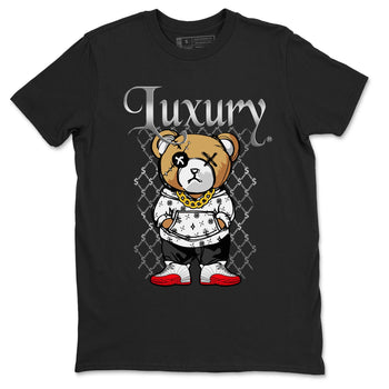 Jordan 12 Cherry shirt to match jordans Luxury Bear sneaker release tees Air Jordan 12 Cherry SNRT Sneaker Tees Unisex Streetwear Clothing Black 2 T-Shirt
