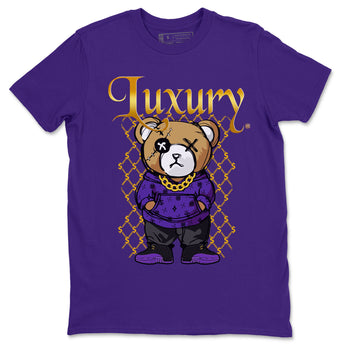 Air Jordan 12 Retro Field Purple shirt to match jordans Luxury Bear sneaker tees Air Jordan 12 Retro Field Purple SNRT Sneaker Release Tees Unisex Purple 2 T-Shirt