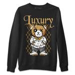 Air Jordan 13 Wheat shirt to match jordans Luxury Bear sneaker tees AJ13 Wheat SNRT Sneaker Release Tees Unisex Black 2 T-Shirt