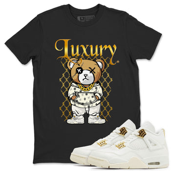 Jordan 4 Sail Shirt To Match Jordans Luxury Bear Streetwear Fashion Air Jordan 4 Sail SNRT Sneaker Release Tees unisex cotton Black 1 crew neck shirt