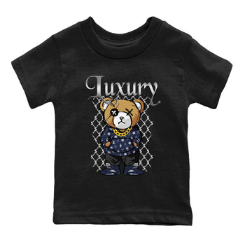 Air Jordan 5 Georgetown shirt to match jordans Luxury Bear sneaker tees 5s Georgetown SNRT Sneaker Release Tees Baby Toddler Black 2 T-Shirt