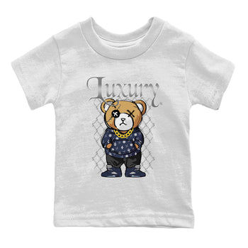 Air Jordan 5 Georgetown shirt to match jordans Luxury Bear sneaker tees 5s Georgetown SNRT Sneaker Release Tees Baby Toddler White 2 T-Shirt