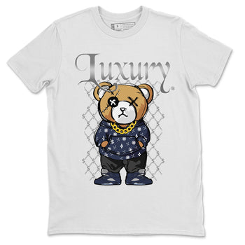 Air Jordan 5 Georgetown shirt to match jordans Luxury Bear sneaker tees 5s Georgetown SNRT Sneaker Release Tees Unisex White 2 T-Shirt