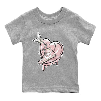 Air Jordan 1 Washed Pink Sneaker Match Tees Mad In Love Sneaker Tees Air Jordan 1 WMNS Washed Pink Tees Kids Shirts Heather Grey 2