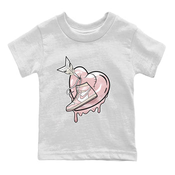 Air Jordan 1 Washed Pink Sneaker Match Tees Mad In Love Sneaker Tees Air Jordan 1 WMNS Washed Pink Tees Kids Shirts White 2