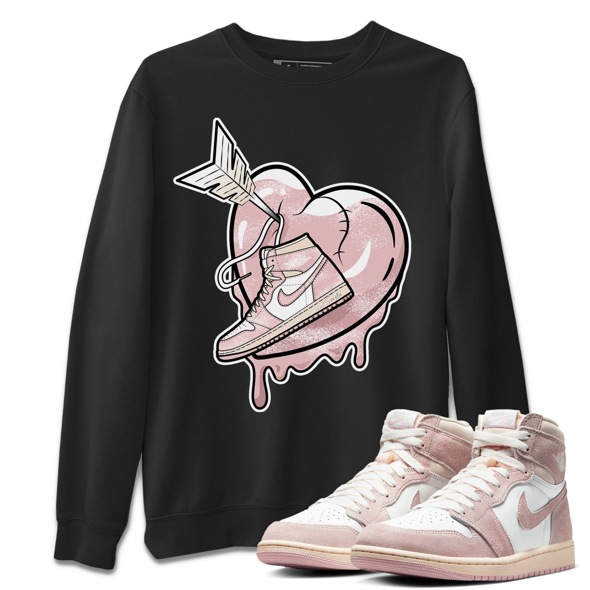 Air Jordan 1 Washed Pink Sneaker Match Tees Mad In Love Sneaker Tees Air Jordan 1 WMNS Washed Pink Tees Unisex Shirts Black 1