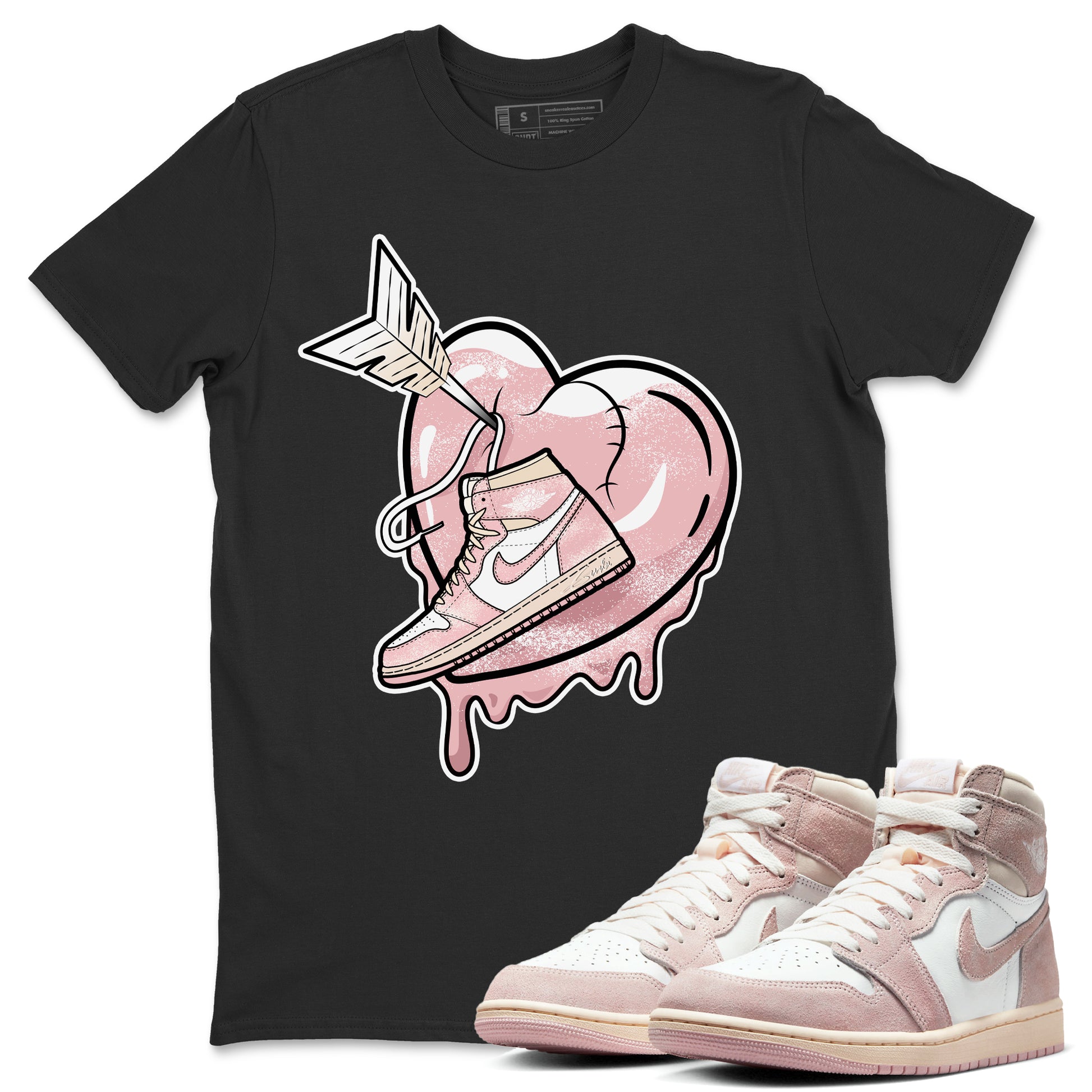 Mad In Love Unisex Tops - Air Jordan 1 Washed Pink - SNRT Sneaker Tee