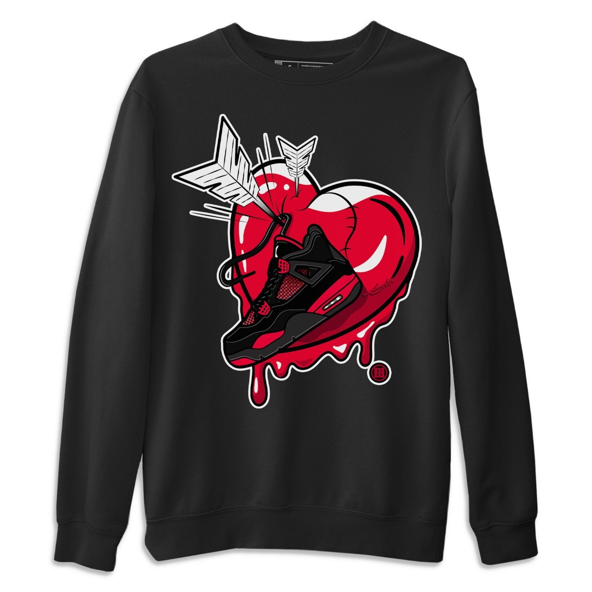 Jordan 4 Red Thunder Sneaker Match Tees Mad In Love Sneaker Tees Jordan 4 Red Thunder Sneaker Release Tees Unisex Shirts