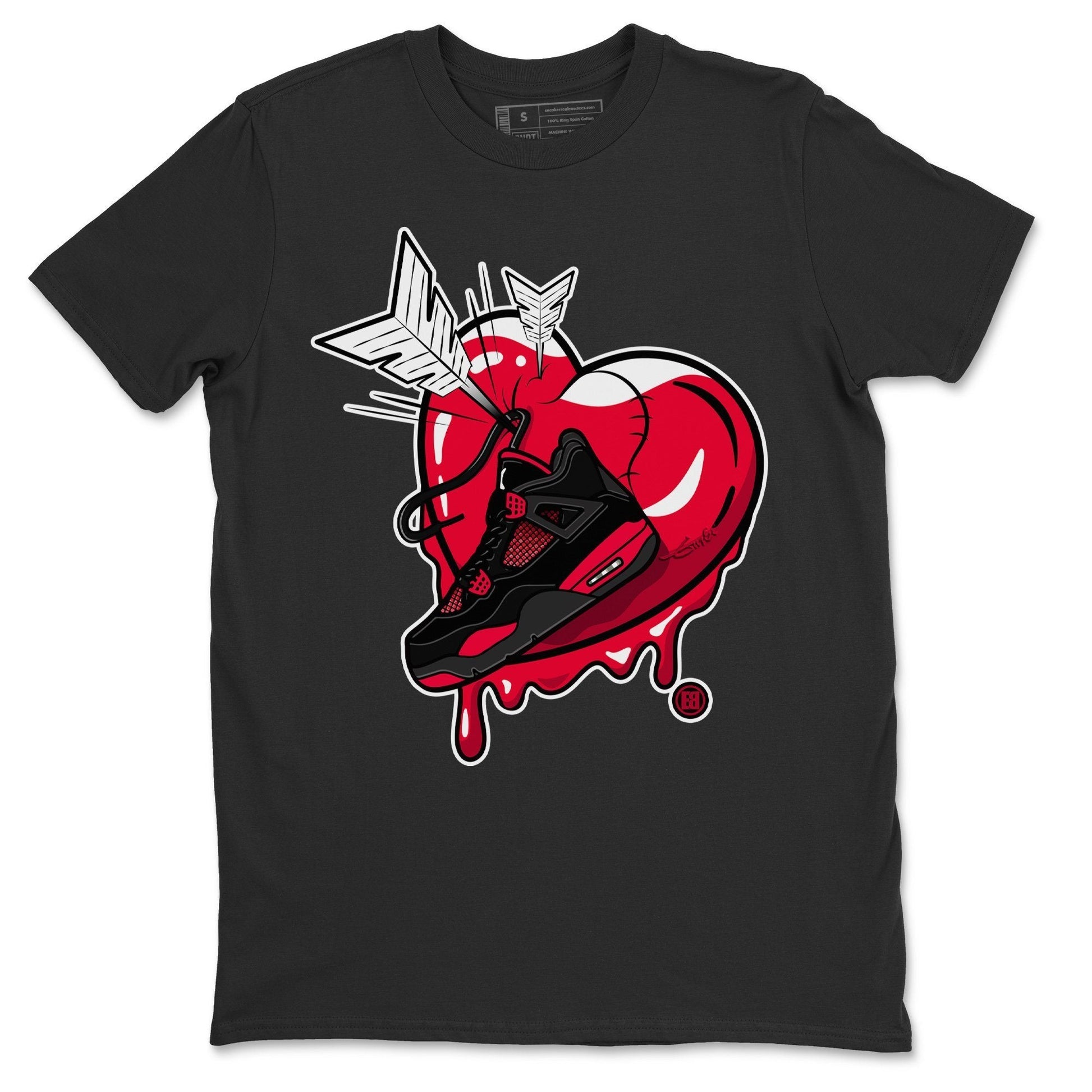 Jordan 4 Red Thunder Sneaker Match Tees Mad In Love Sneaker Tees Jordan 4 Red Thunder Sneaker Release Tees Unisex Shirts