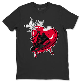 Jordan 4 Red Thunder Sneaker Match Tees Mad In Love Sneaker Tees Jordan 4 Red Thunder Sneaker Release Tees Unisex Shirts