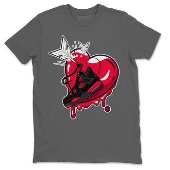 Jordan 4 Red Thunder Sneaker Match Tees Mad In Love Sneaker Tees Jordan 4 Red Thunder Sneaker Release Tees Unisex Shirts