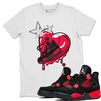 Jordan 4 Red Thunder Sneaker Match Tees Mad In Love Sneaker Tees Jordan 4 Red Thunder Sneaker Release Tees Unisex Shirts
